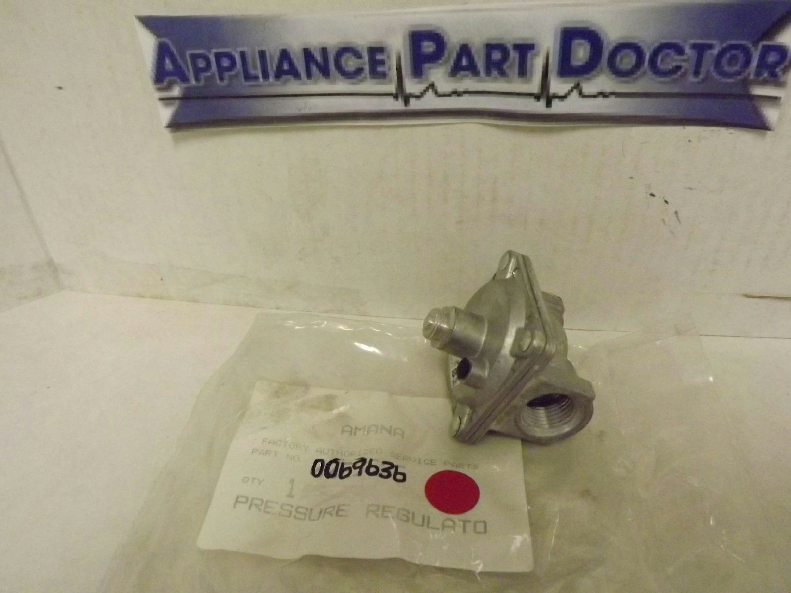 MAYTAG WHIRLPOOL AMANA STOVE 0069636 PRESSURE REGULATOR NEW MAYTAG WHIRLPOOL AMANA STOVE 0069636 PRESSURE REGULATOR NEW